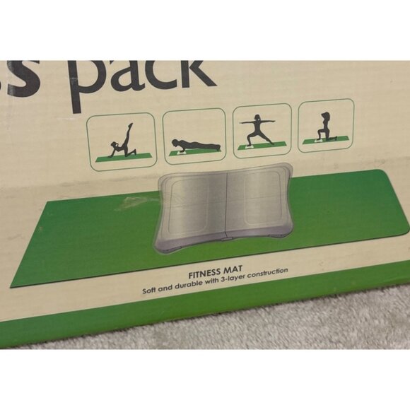 6-In-1 Fitness Pack For Wii Fit With Mat Bag Socks Bands & More - Picture 7 of 16